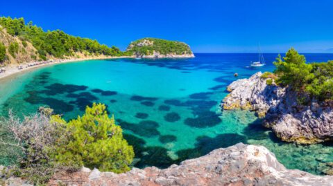 Plaża Stafylos na Skopelos