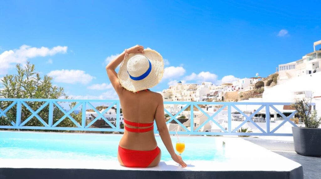 Pogoda w lutym na Santorini