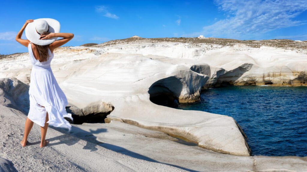 Plaża Sarakiniko na Milos