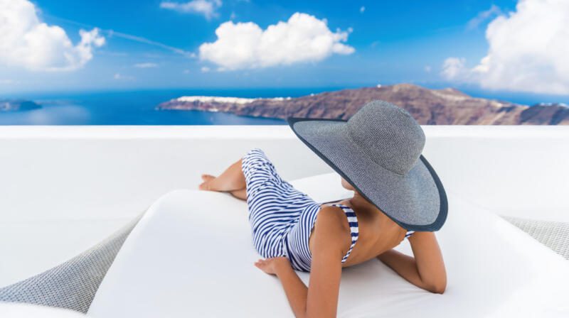 Temperatury powietrza w marcu na Santorini