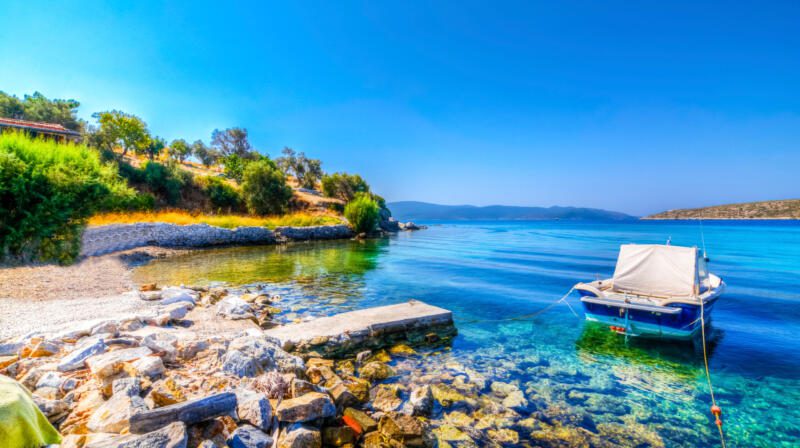 Temperatury powietrza w marcu na Samos