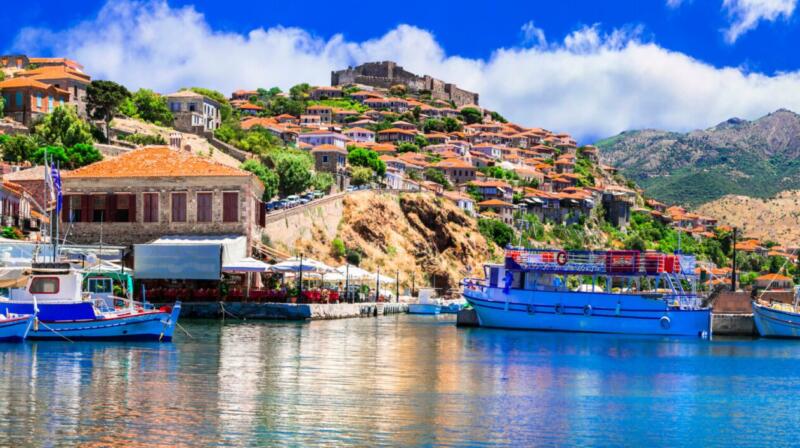 Temperatury powietrza w lutym na Lesbos