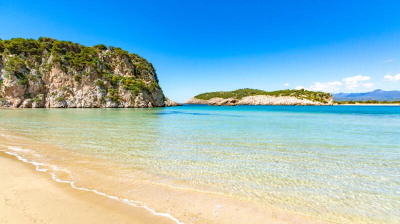 Gdzie znajduje się plaża Voidokilia?