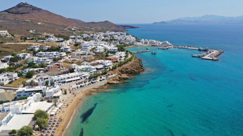 Temperatury powietrza w kwietniu na Paros