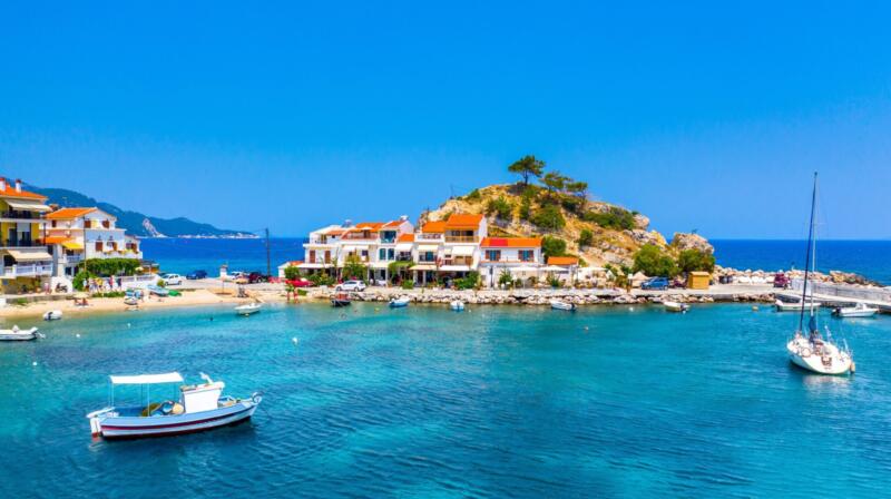 Temperatury powietrza w maju na Samos