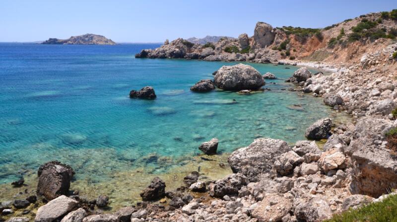 Temperatury powietrza w kwietniu na Karpathos