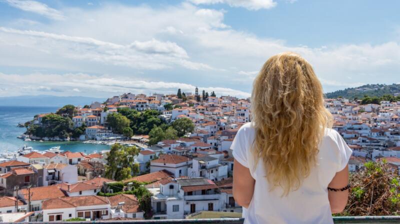 Temperatury powietrza w kwietniu na Skiathos