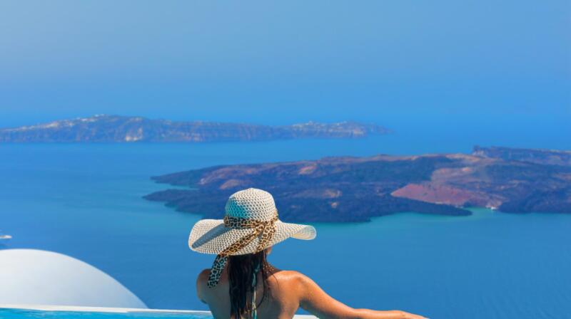 Temperatury powietrza w maju na Santorini