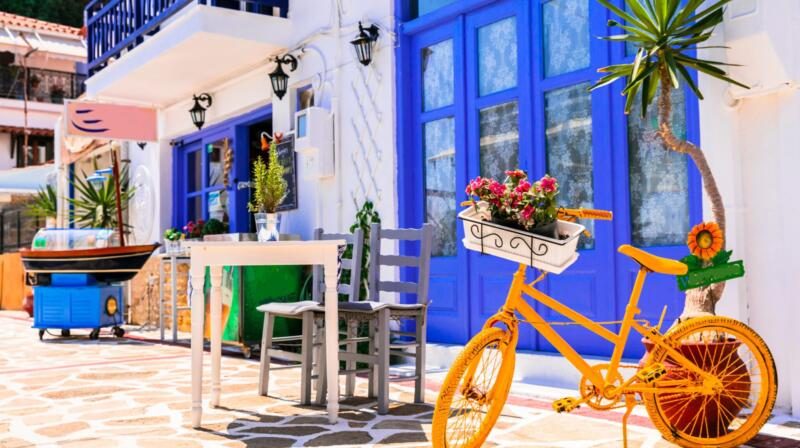 Temperatury powietrza w kwietniu na Samos
