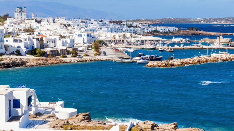 Temperatury powietrza w maju na Paros