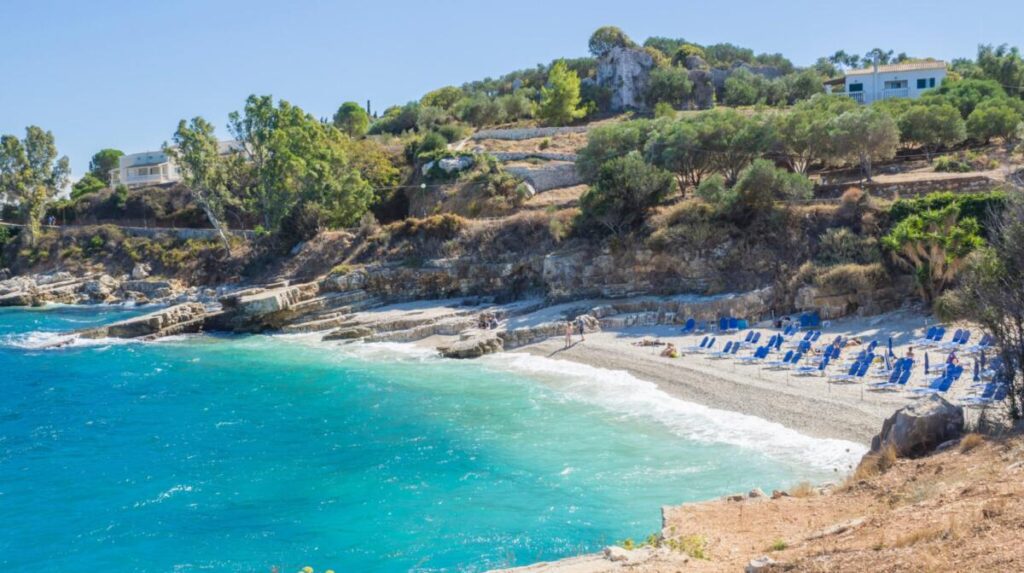 Plaża Kassiopi na Korfu