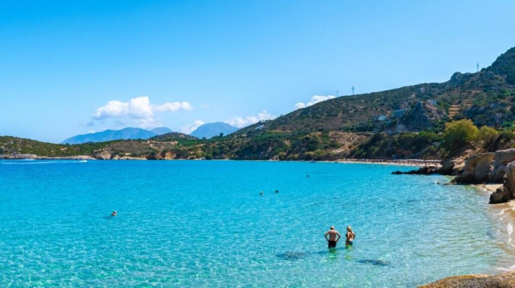 Plaża Voulisma na Krecie