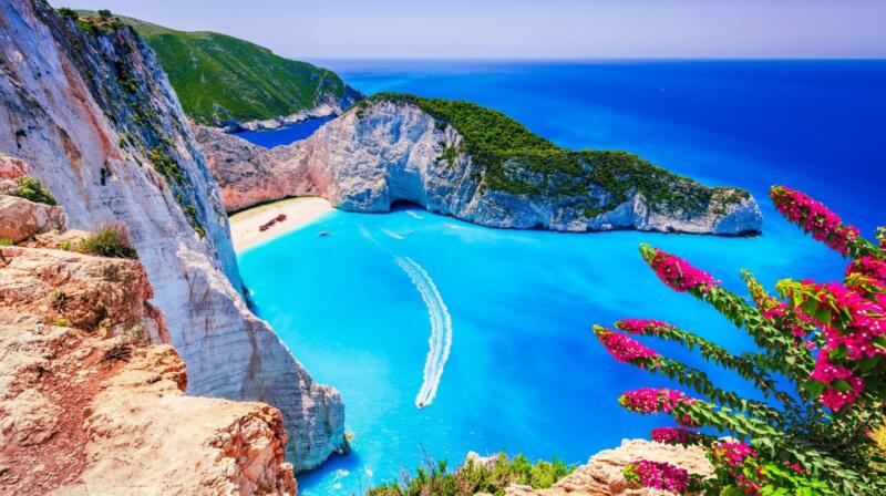 Plaża Navagio na Zakynthos - Zatoka Wraku