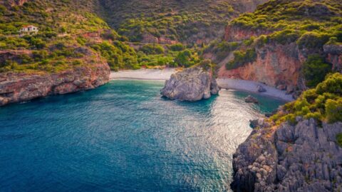 Plaża Foneas na Peloponez