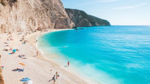 Plaża Porto Katsiki na Lefkadzie