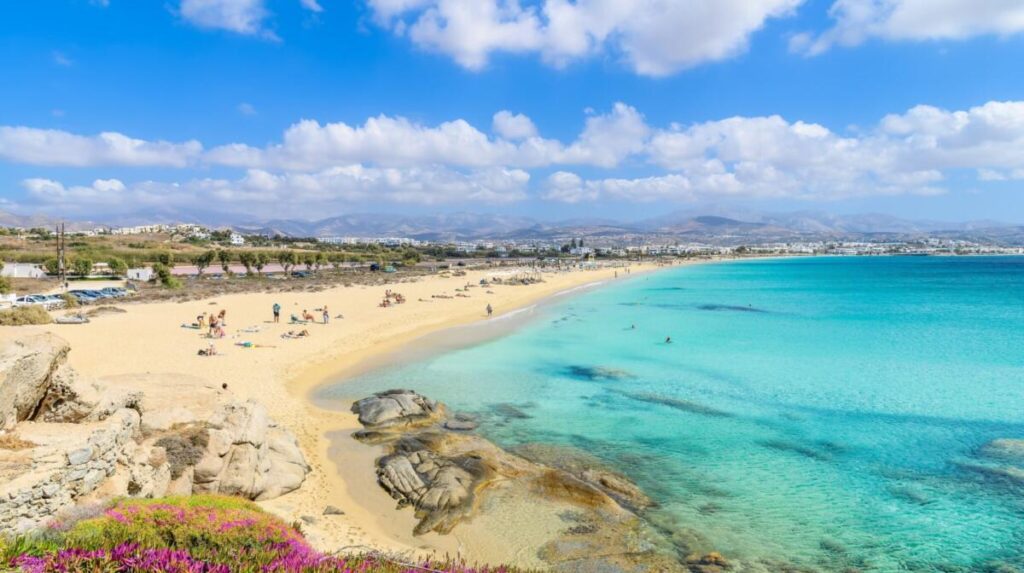 Plaża Agios Prokopios na Naksos