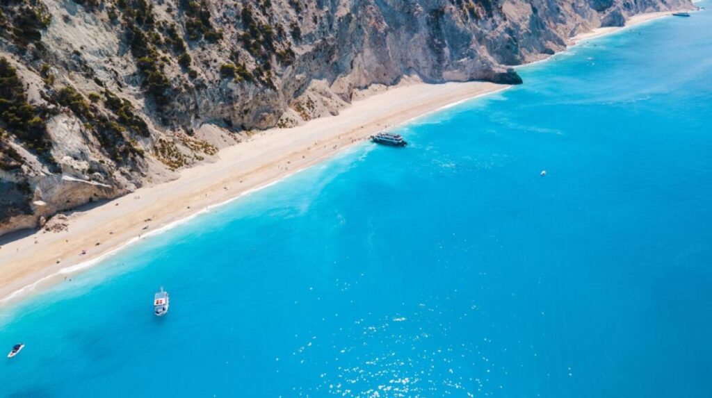 Plaża Egremni na Lefkadzie