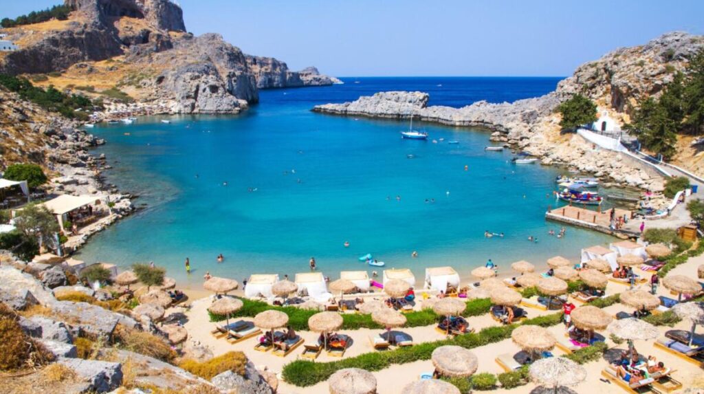 Plaża Agios Pavlos na Rodos