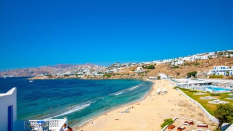 Plaża Megali Ammos na Mykonos