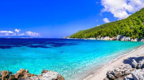 Plaża Kastani na Skopelos