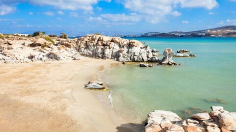 Plaża Kolymbithres na Paros