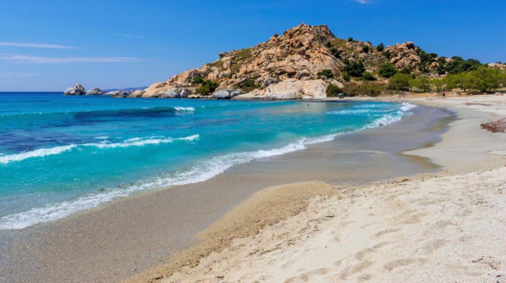 Plaża Mikri Vigla na Naksos