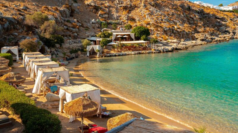 Plaża Agios Pavlos – najważniejsze informacje i cechy charakterystyczne