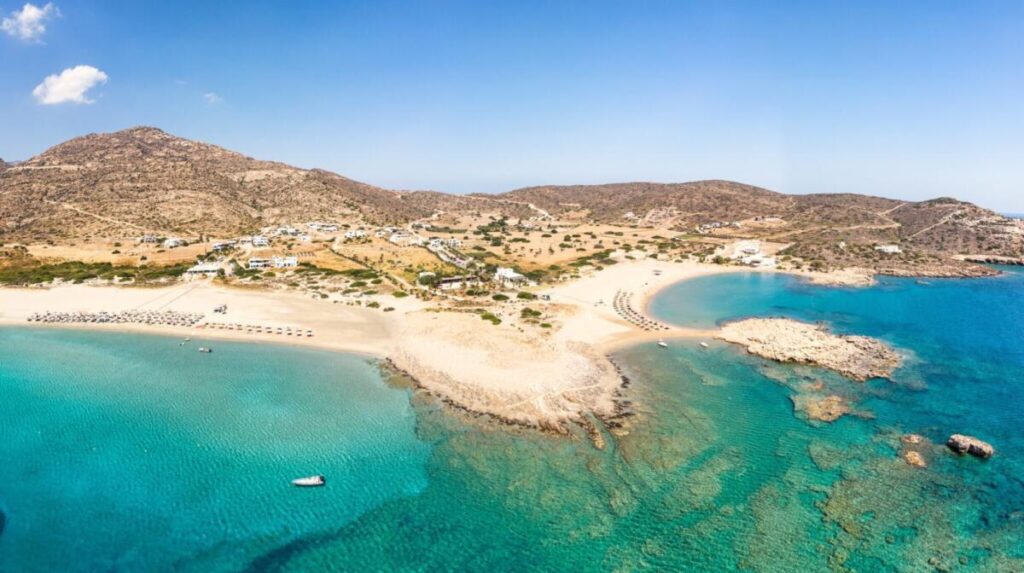 Plaża Manganari na Ios