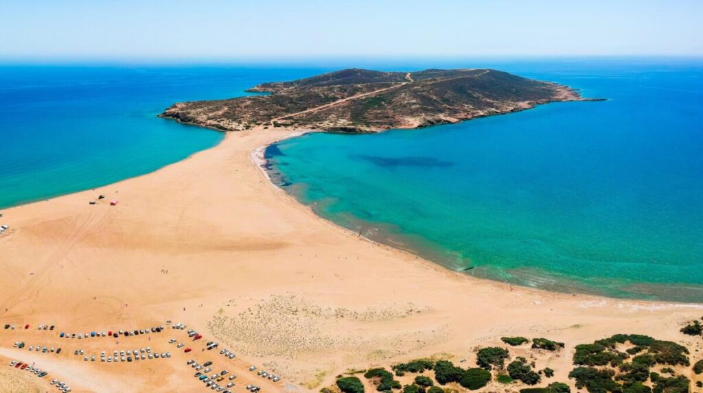 Plaża Prasonisi na Rodos