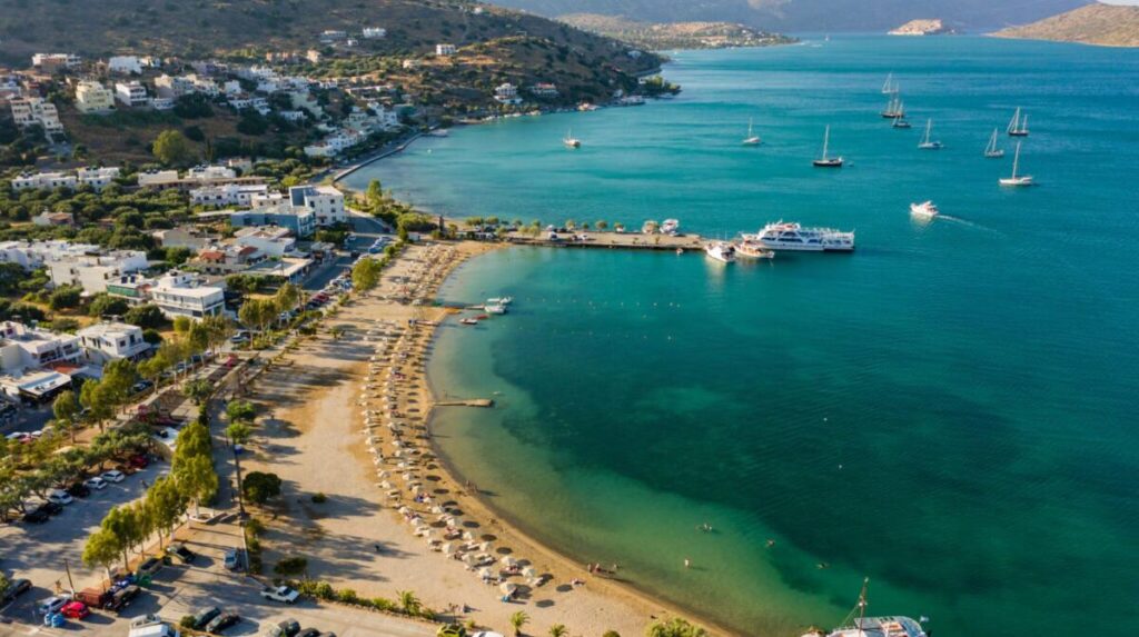 Plaża Elounda na Krecie