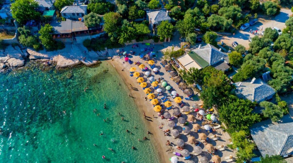Plaża Aliki na Thassos