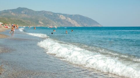 Plaża Vatera na Lesbos