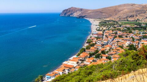 Plaża Skala Eressos na Lesbos