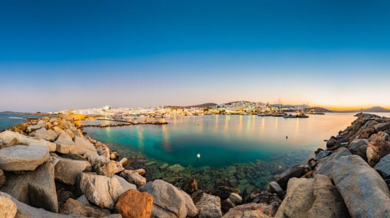 Temperatury powietrza w czerwcu na Paros