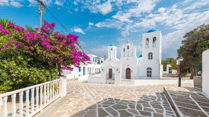 Temperatury powietrza w lipcu na Paros