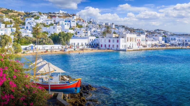 Romantyczne miasteczka i wioski Mykonos