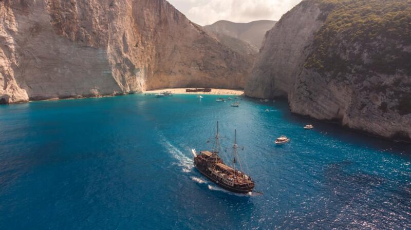 Temperatury powietrza w listopadzie na Zakynthos