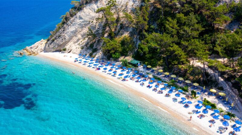 Temperatury powietrza we wrześniu na Samos