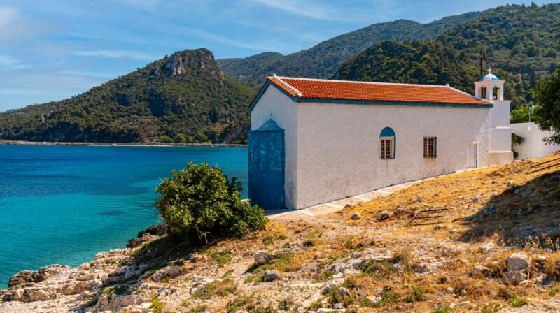Temperatury powietrza w czerwcu na Samos