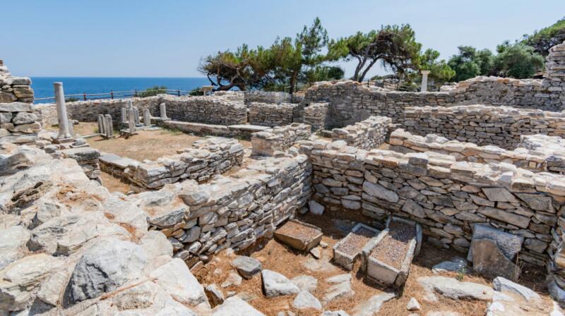 Temperatury powietrza we wrześniu na Thassos