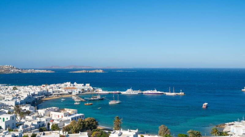Temperatury powietrza we wrześniu na Mykonos