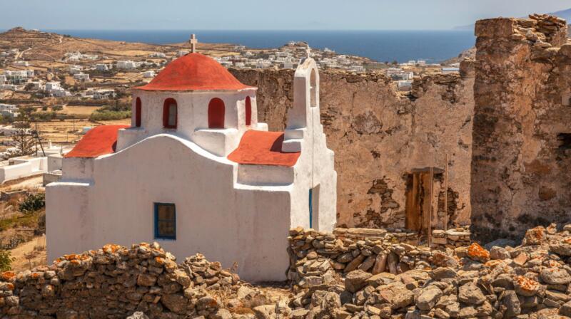 Temperatury powietrza w grudniu na Mykonos