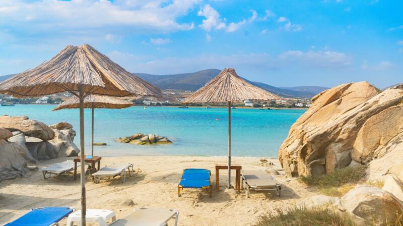 Temperatury powietrza w październiku na Paros