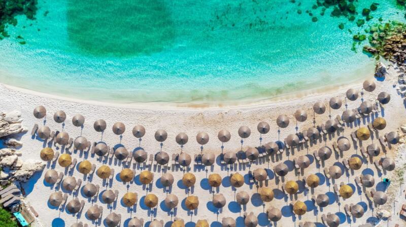 Temperatury powietrza w grudniu na Thassos