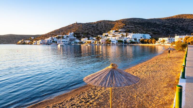 Temperatury powietrza w marcu na Amorgos