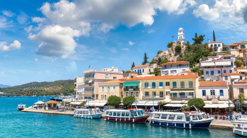 Temperatury powietrza w grudniu na Poros