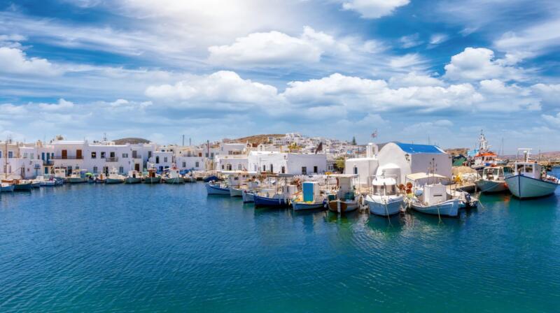 Temperatury powietrza we wrześniu na Paros