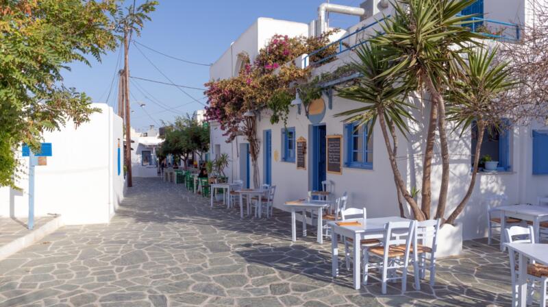 Temperatury powietrza w lipcu na Folegandros