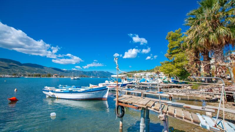 Temperatury powietrza w maju na Poros