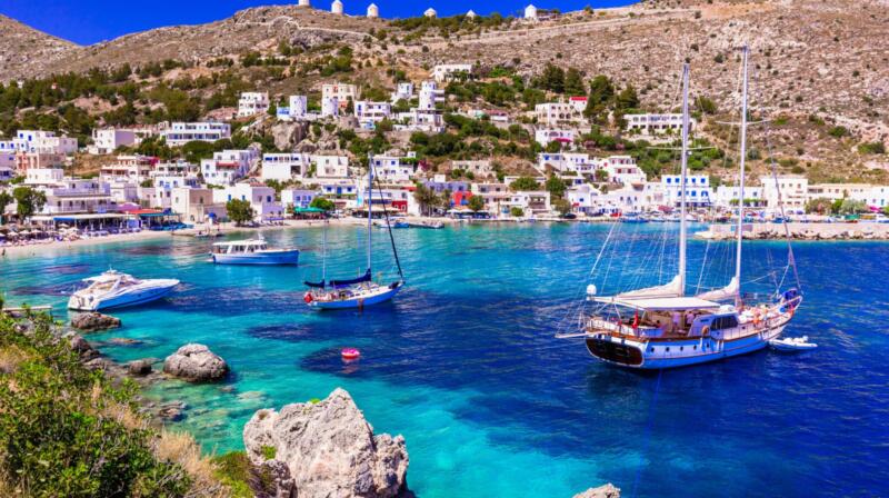 Temperatury powietrza w marcu na Leros
